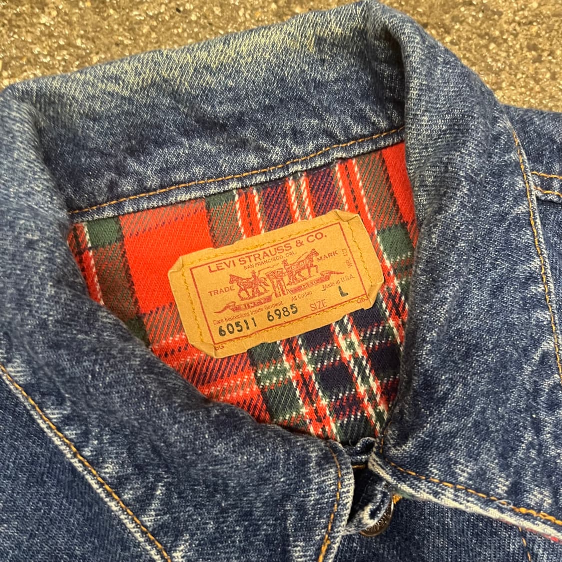 80s Levis 데님 베스트 (100) 상품이미지4