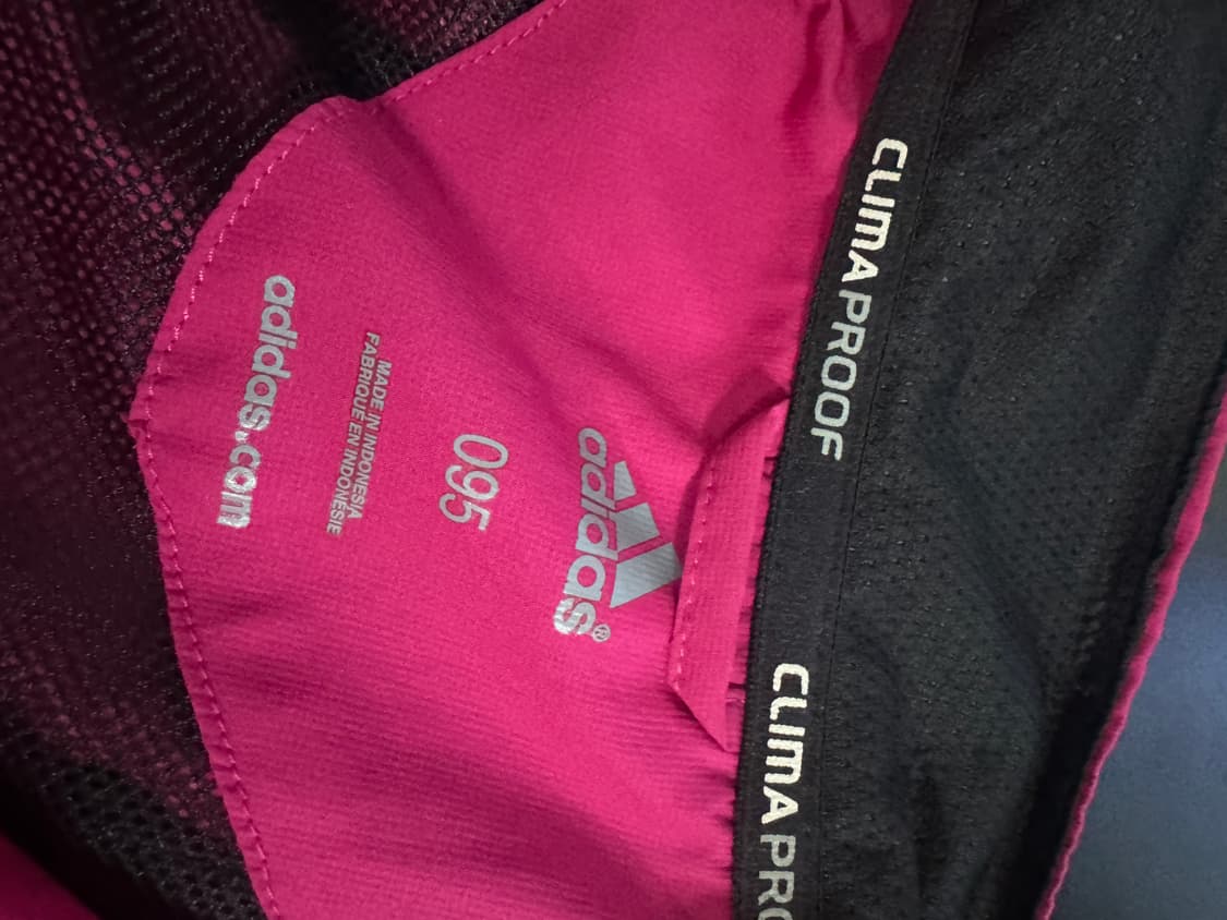 여성 아디다스 올드스쿨 골프 바람막이 S 팔 분리 가능!! 상품이미지3