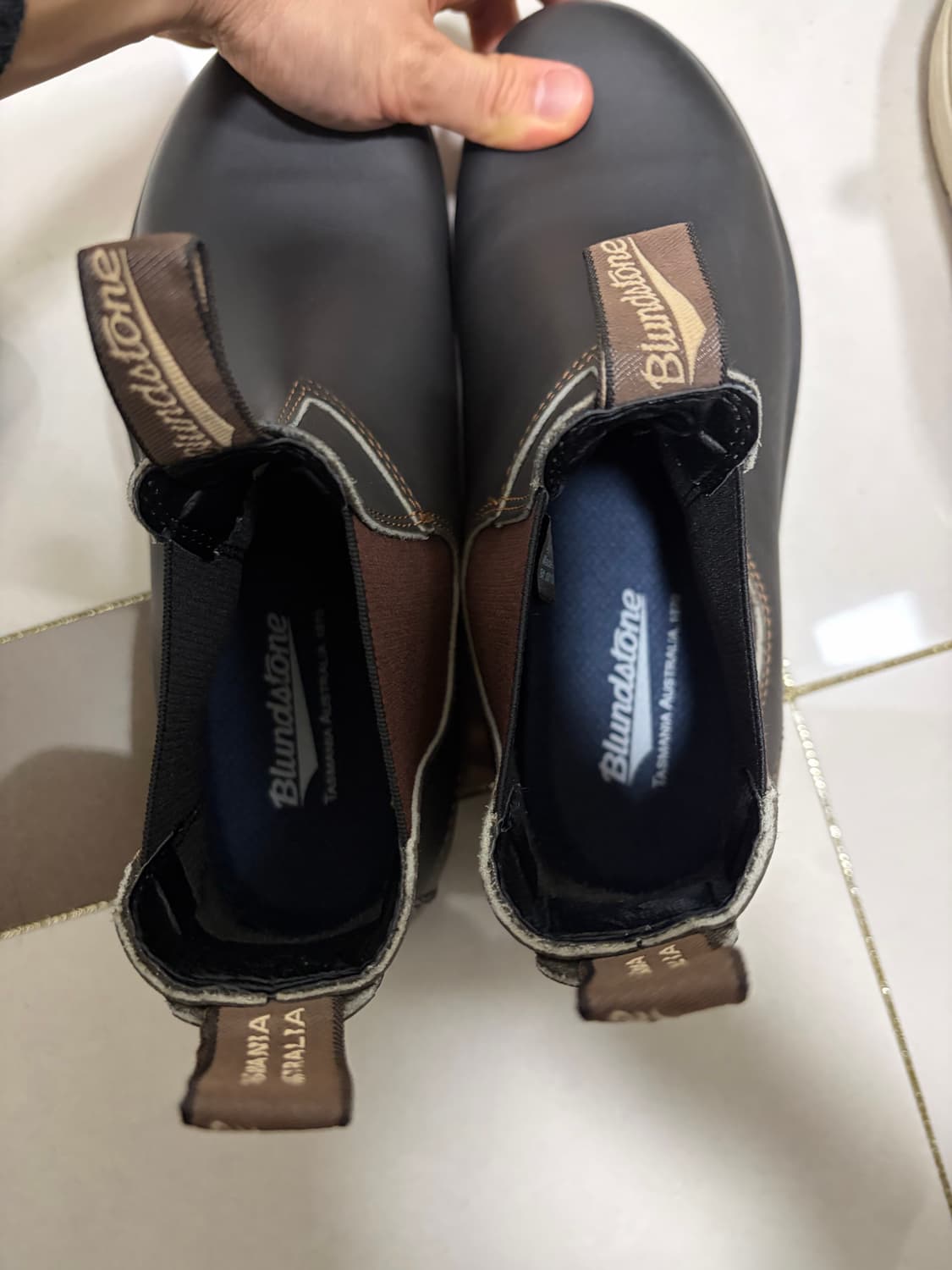 블런드스톤 ORIGINAL 500 첼시부츠(스타우트 브라운) 상품이미지3