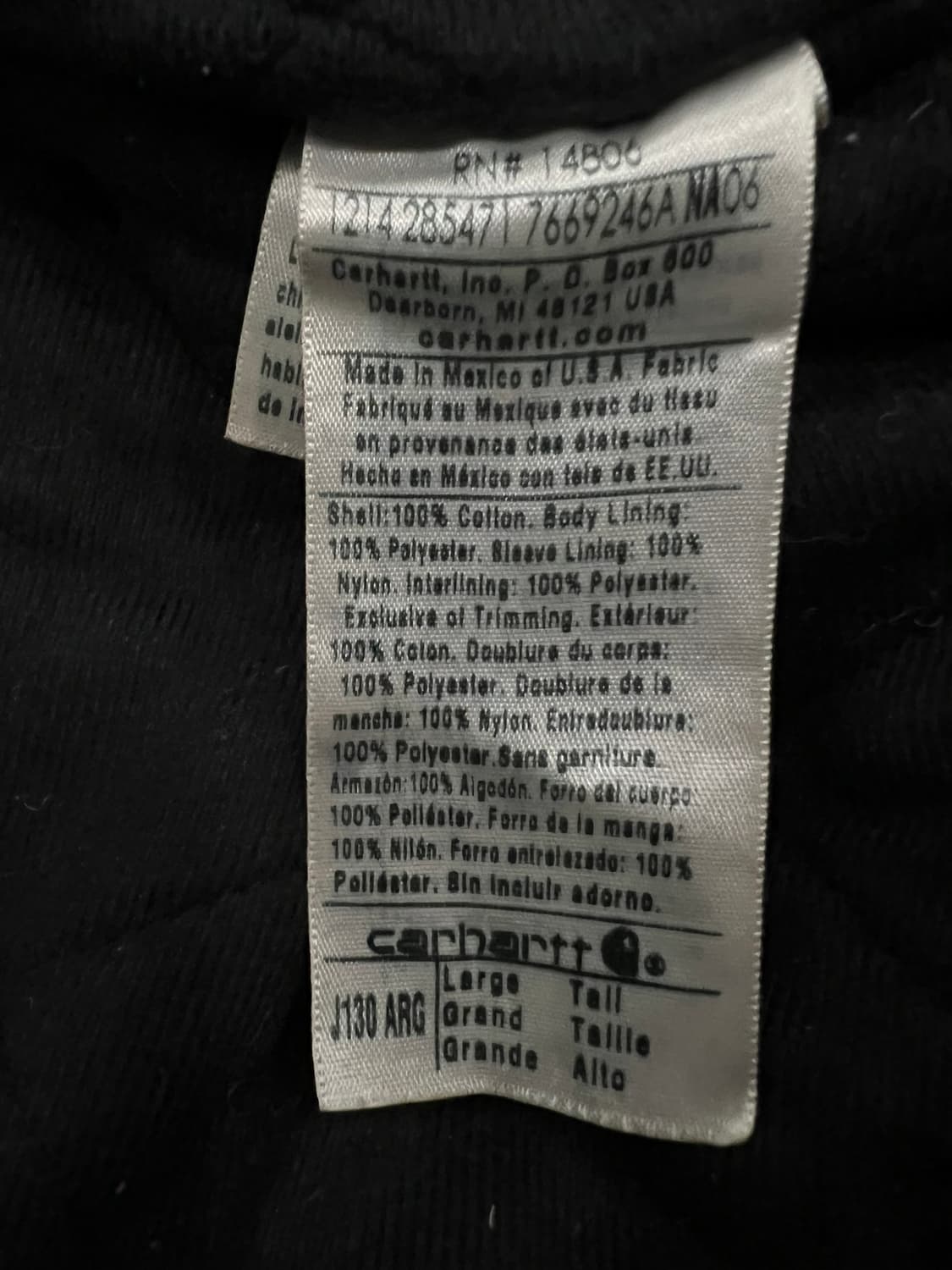 (L-TALL)칼하트 덕 액티브 후드자켓 J130 ARG 아미그린 상품이미지5