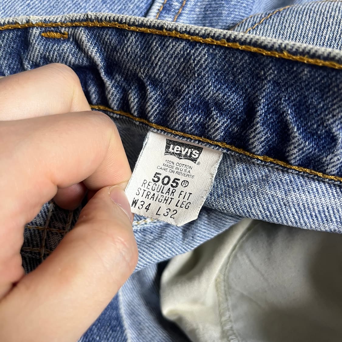 90s USA 리바이스505 오렌지탭 [33] 상품이미지7