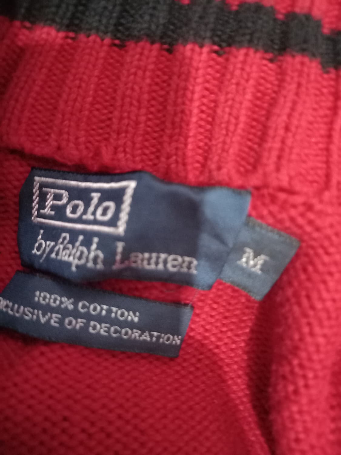 폴로 POLO 빅포니 마드리드 니트 집업 95/M 상품이미지4