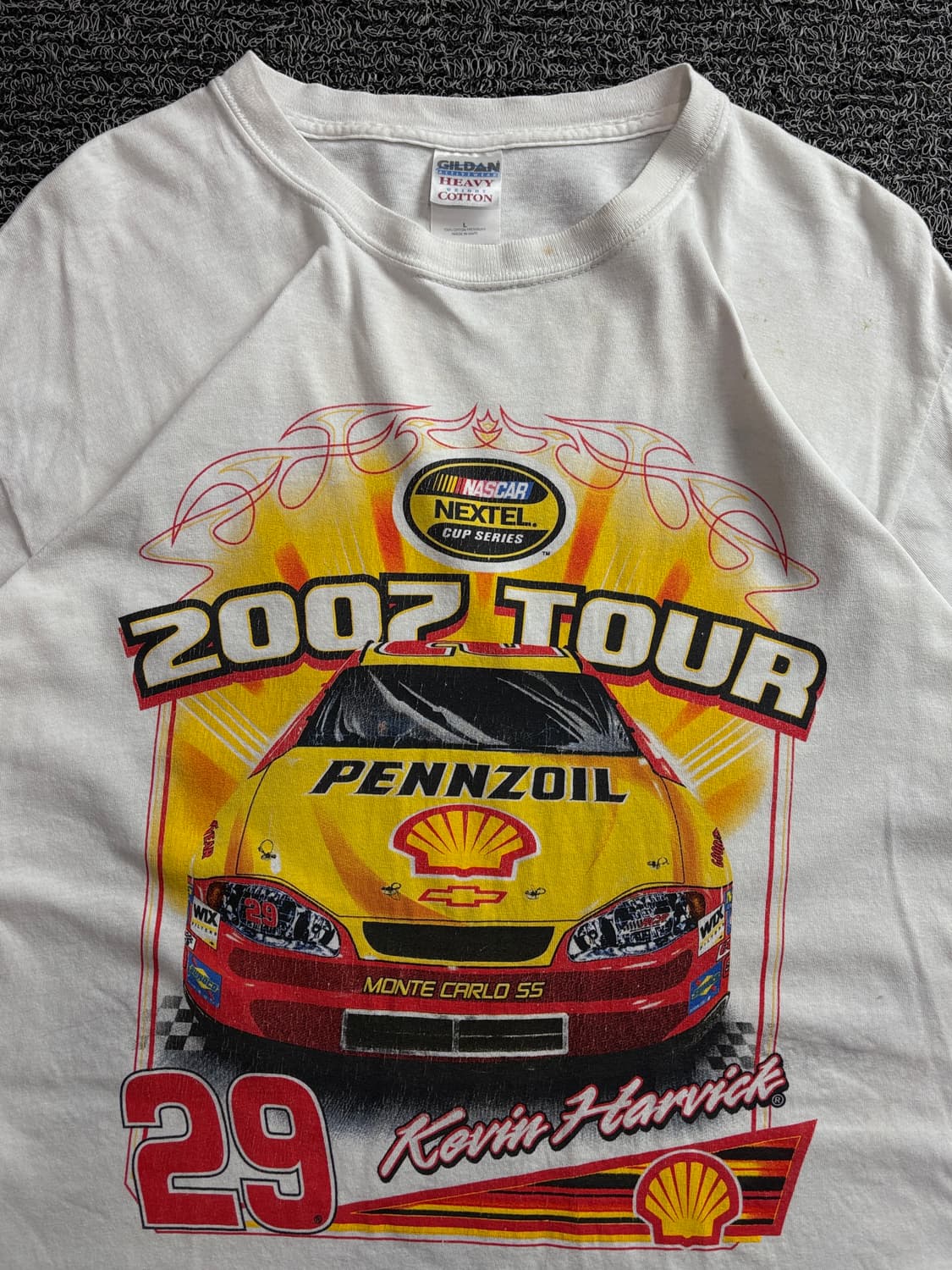00s NASCAR 넥스텔 컵 투어 펜조일 티셔츠 4484 상품이미지1