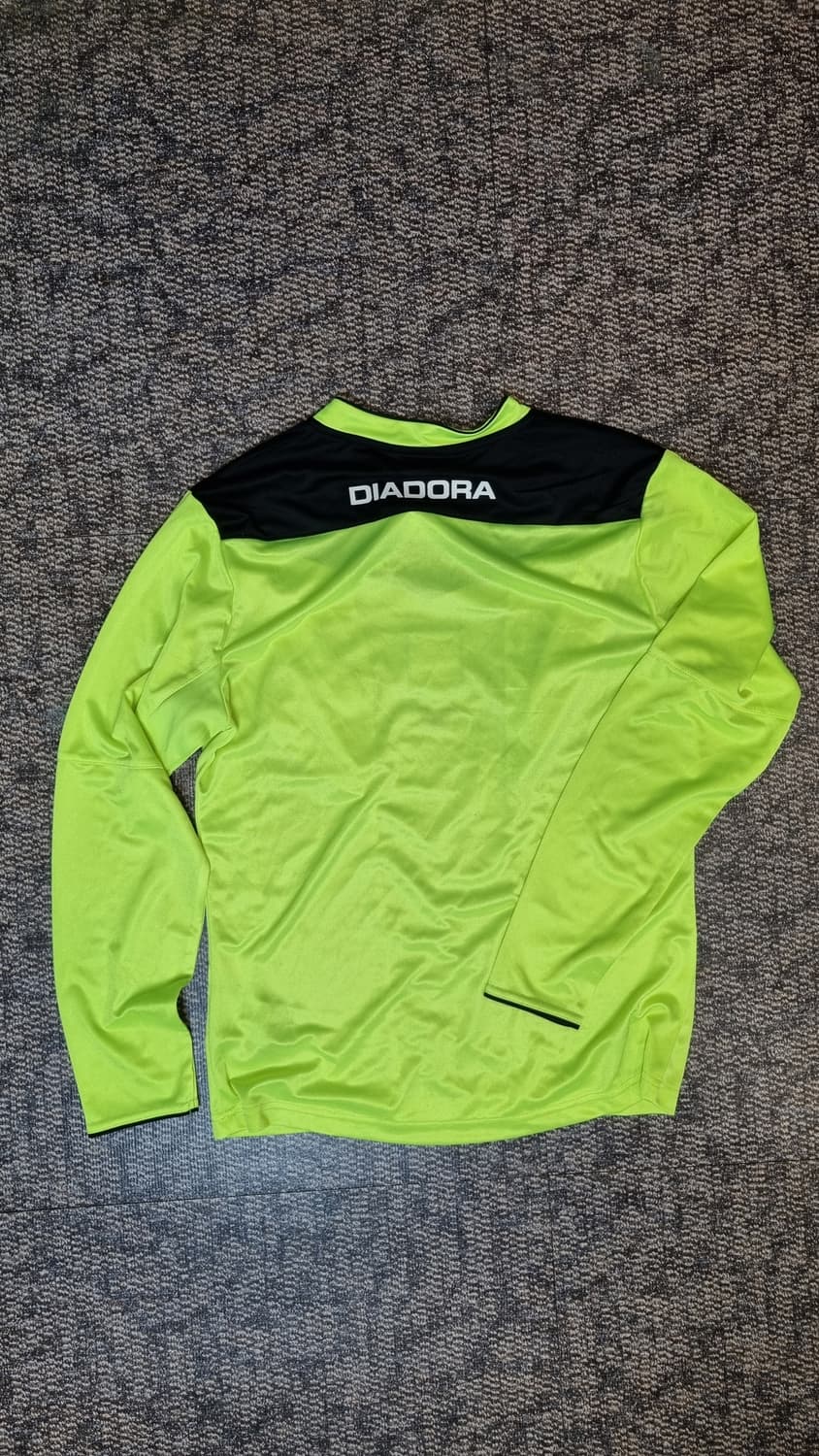 Diadora 디아도라 이탈리아 심판 저지 형광 엘로우 블랙 S 상품이미지4