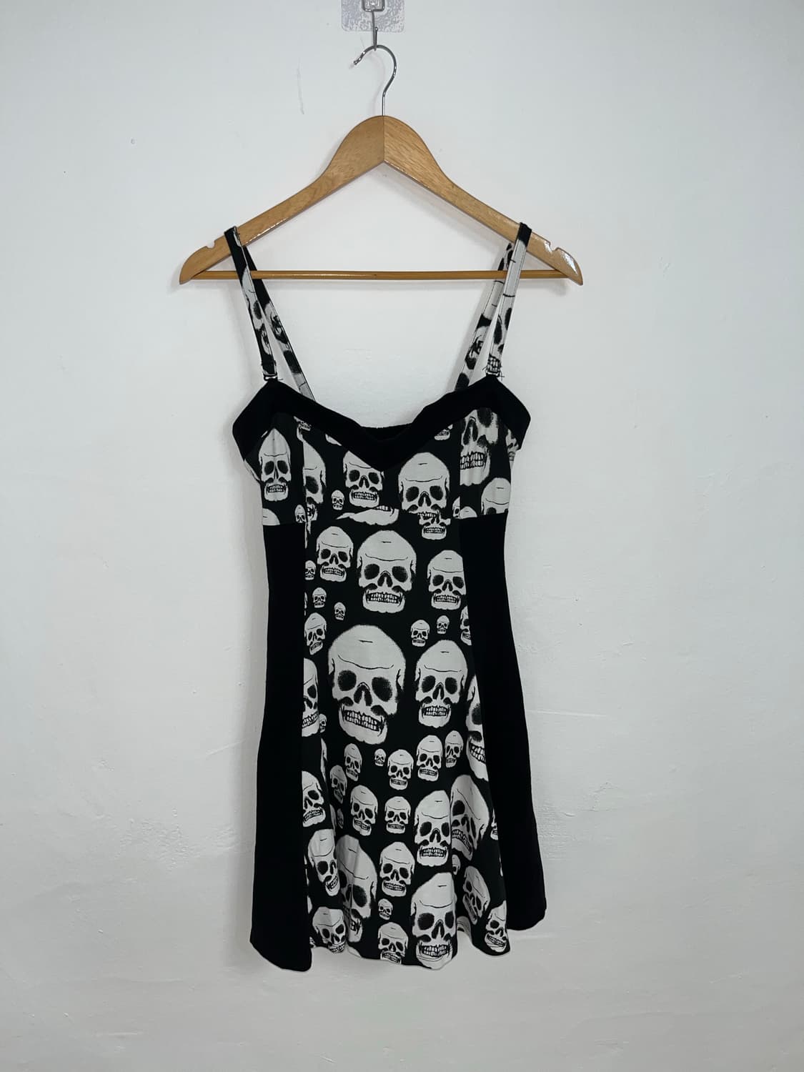 스컬 프린팅 펑크 원피스 상품이미지5