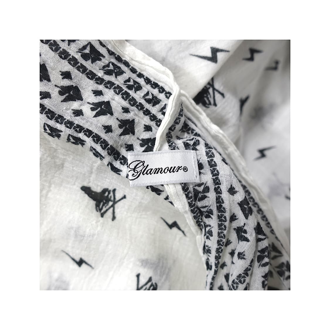 HYSTERICGLAMOUR 히스테릭글래머 패턴 스톨 머플러 스카프 상품이미지6