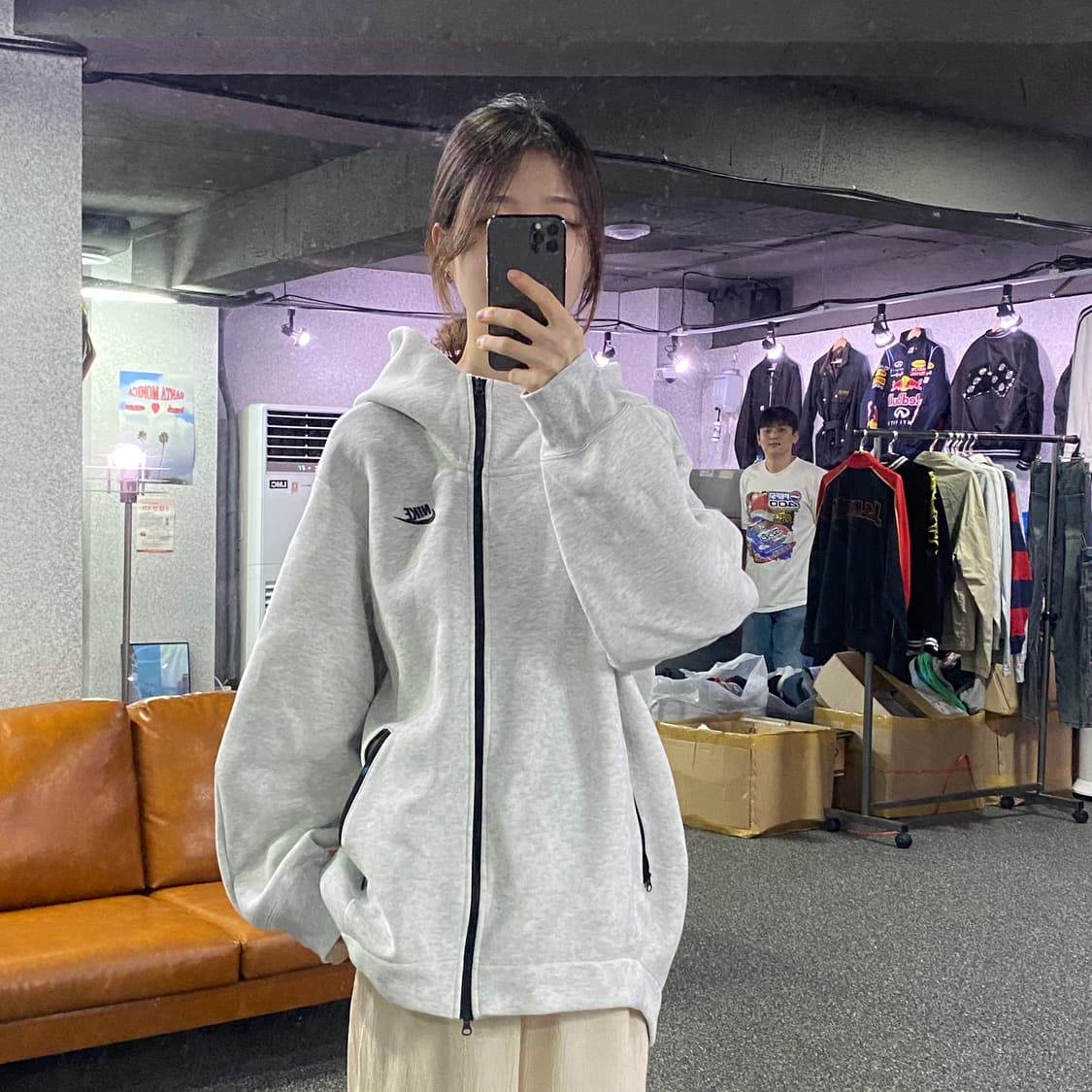 나이키 언발란스 투웨이 후드집업 B2354 상품이미지1