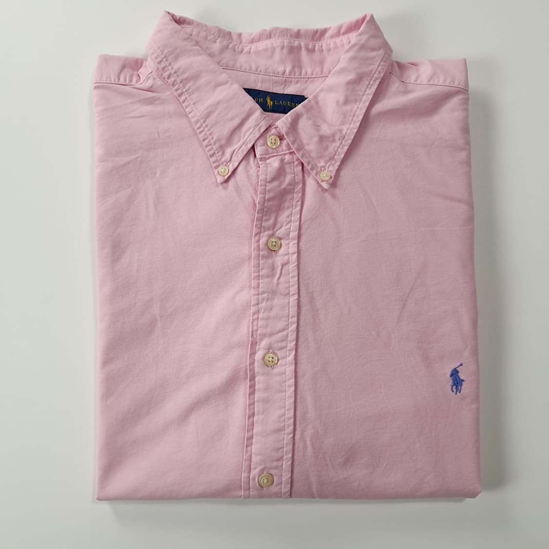 CK184 3XLT 폴로 소프트핑크 옥스포드 버튼다운 셔츠 남방 상품이미지7