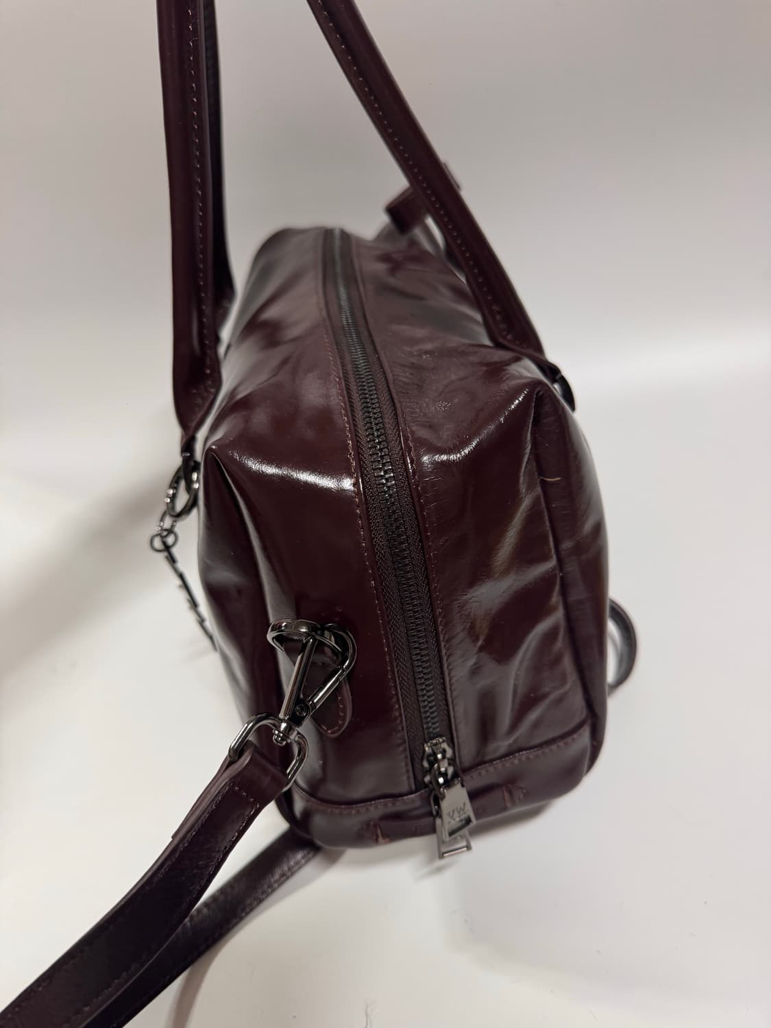 베라왕 버건디 가죽 숄더백 크로스백 상품이미지6