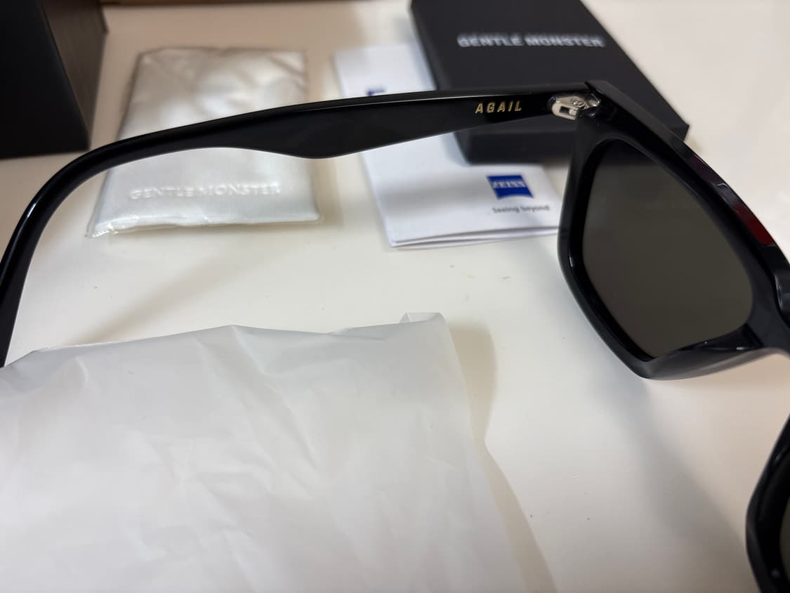 (제니착용) 젠틀몬스터 아가일 01 agail 블랙 풀박스 상품이미지3