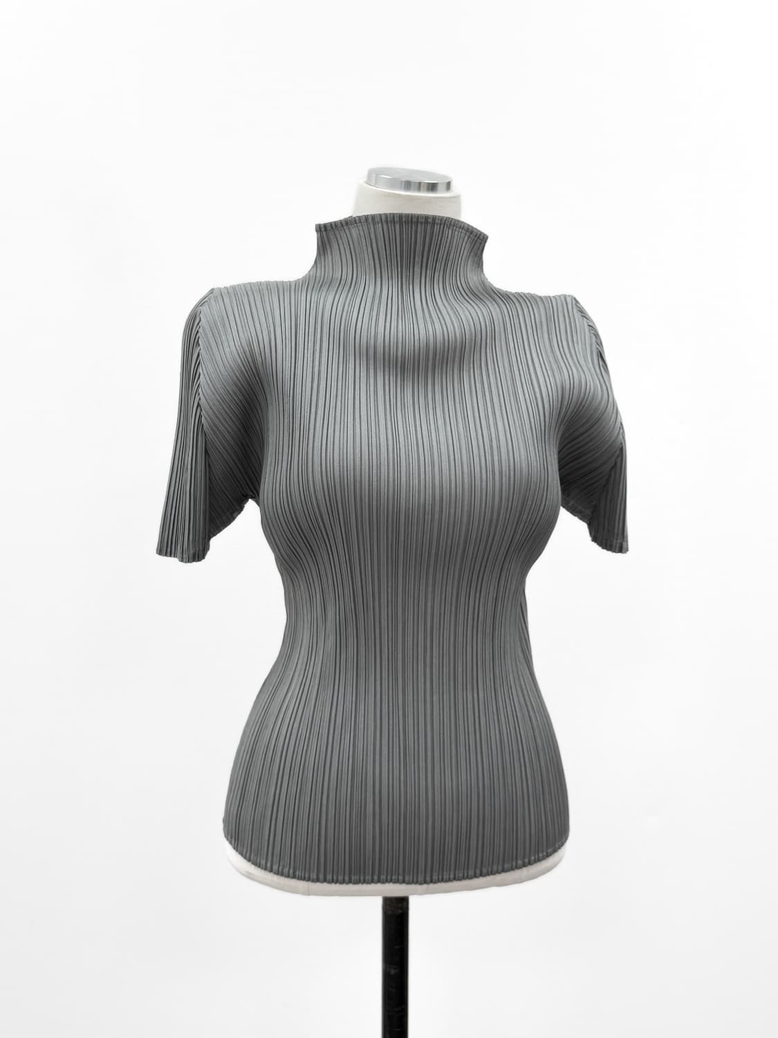 플리츠플리즈 모크넥 플리츠 탑 상품이미지3