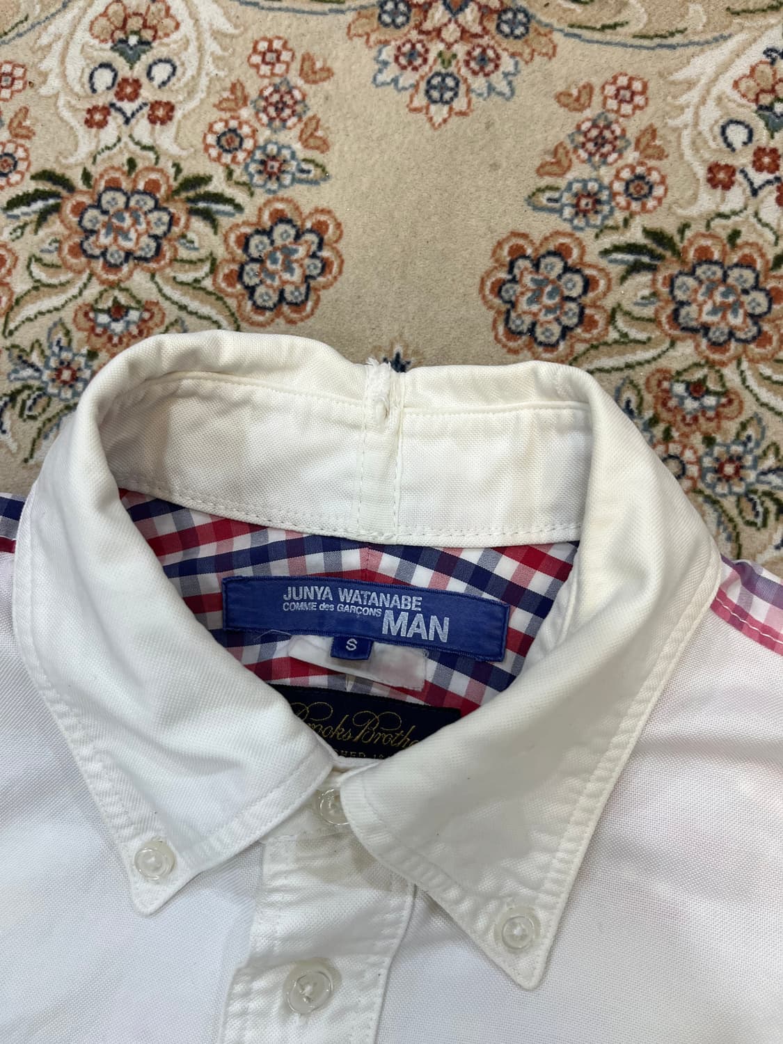 꼼데가르송 준야와타나베 맨 X 브룩스 브라더스 긴팔 셔츠 상품이미지5