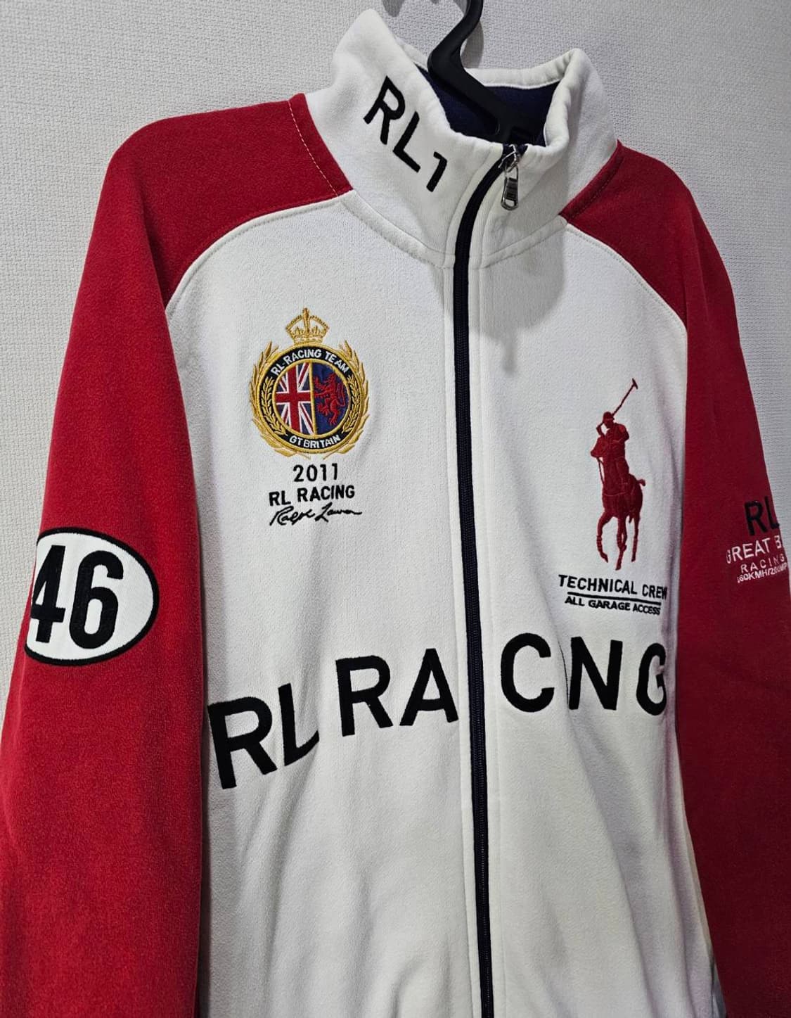 폴로 POLO 빅포니 레이싱 GBR 집업 자켓 105/XL 상품이미지2
