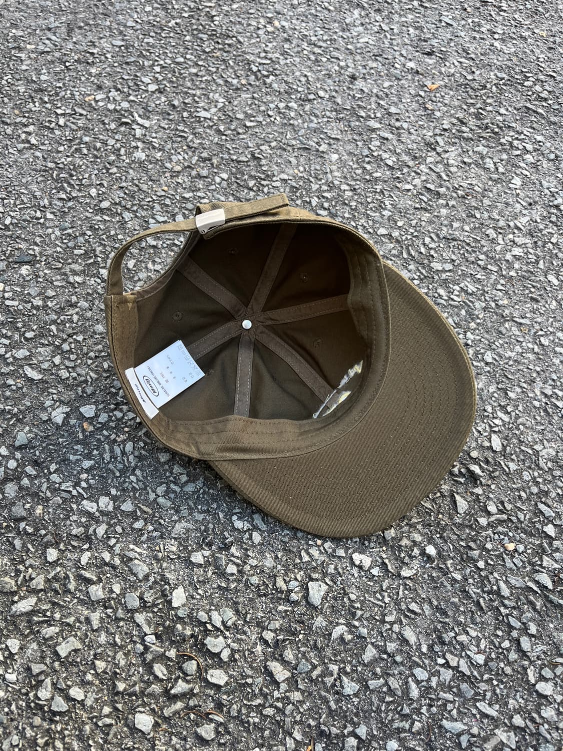 MMLG 87 logo cap khaki 상품이미지3