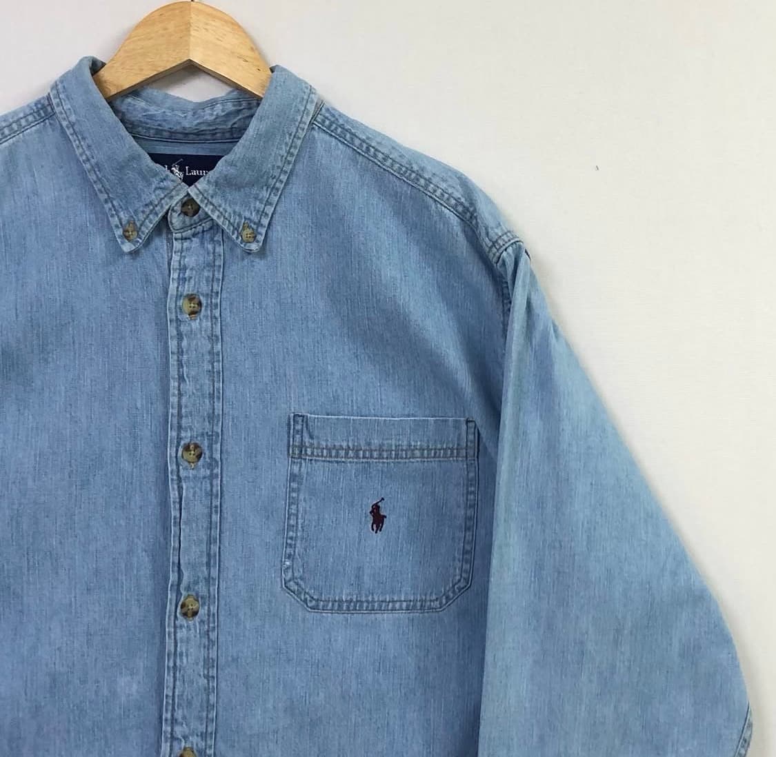 폴로 데님 청남방 셔츠 상품이미지1