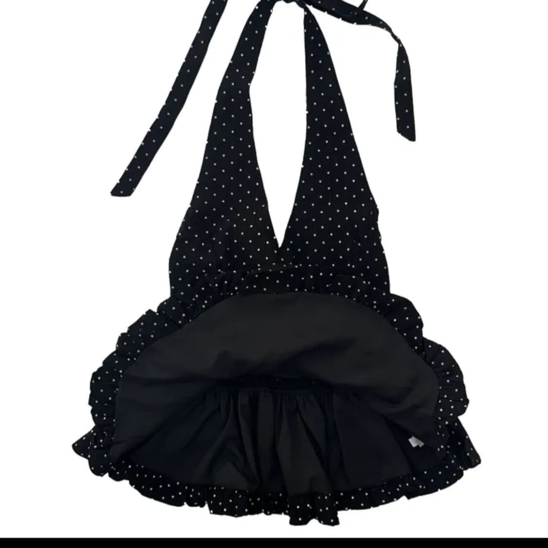 도트 홀터넥 탑 상품이미지3