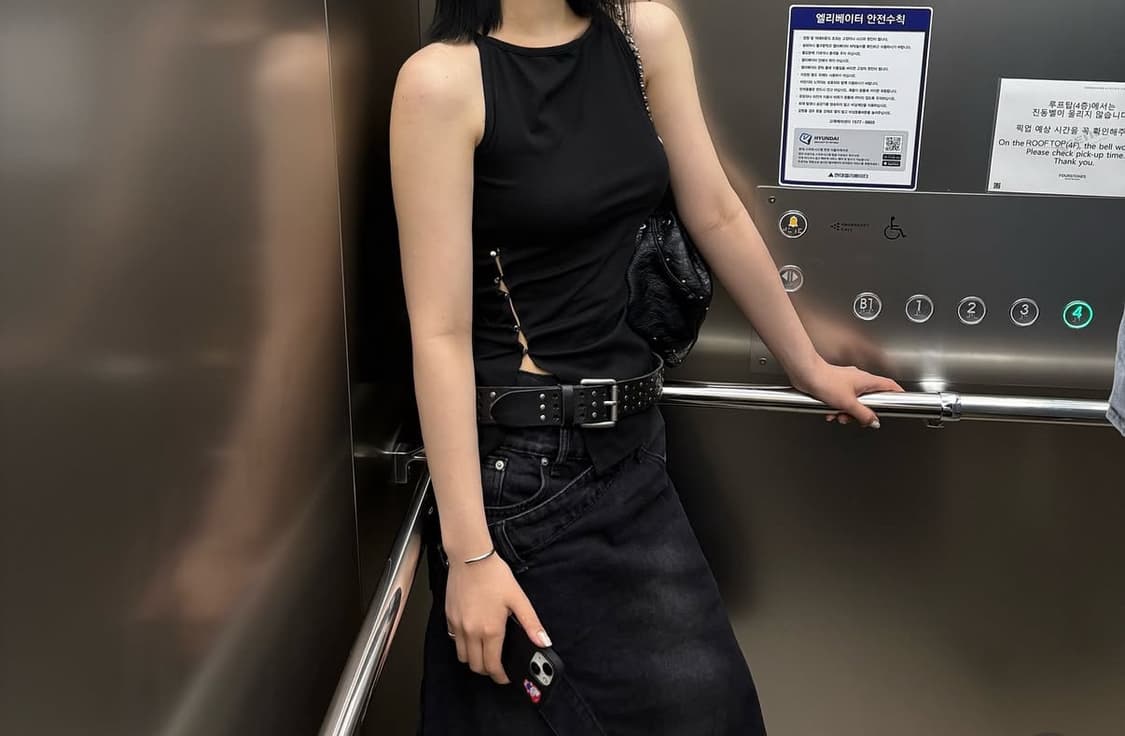 (당일배송)Yunse 윤세 olive sleeveless top 상품이미지4