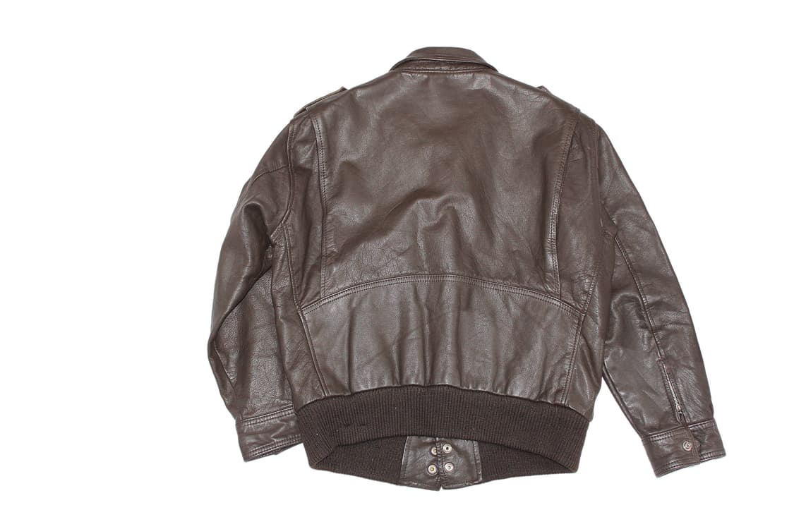 TOBEL JAPAN BY TOKYOBELT 카우레더 A-1 봄버 자켓 상품이미지8