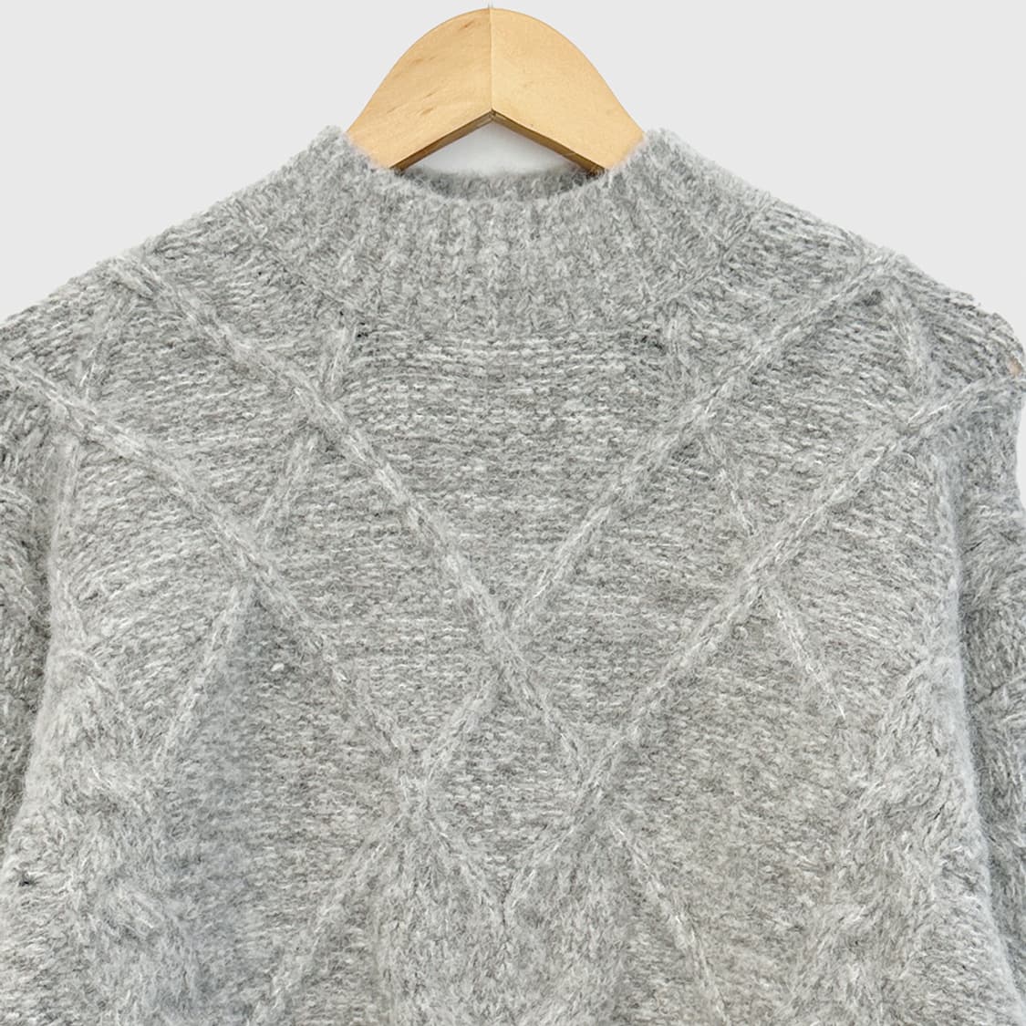 IRO 이로 메리노울 알파카 케이블 니트 스웨터 국내 매장판 여성 XS 상품이미지2