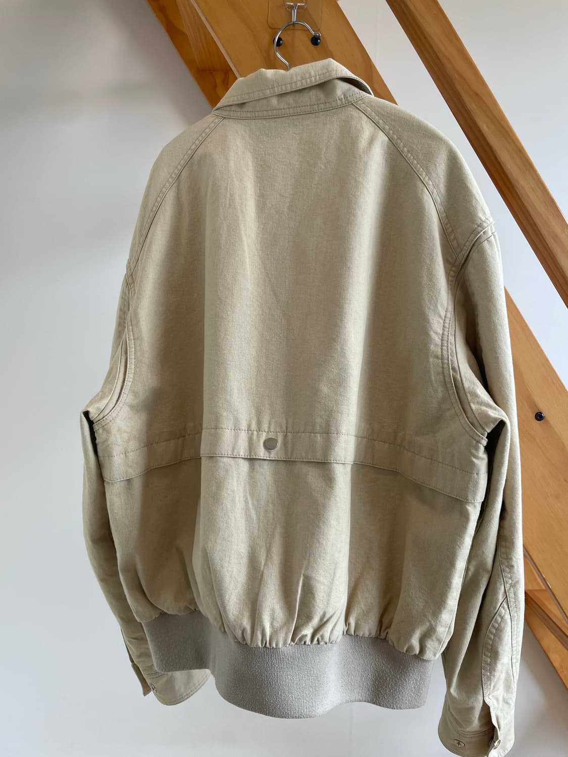 INSILENCE 워시드 아스트로 자켓 라이트 베이지 M 상품이미지2