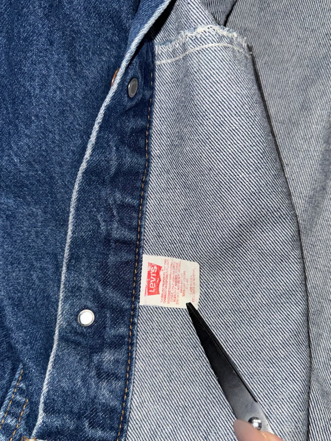 리바이스 90‘s USA 데님자켓   상품이미지7