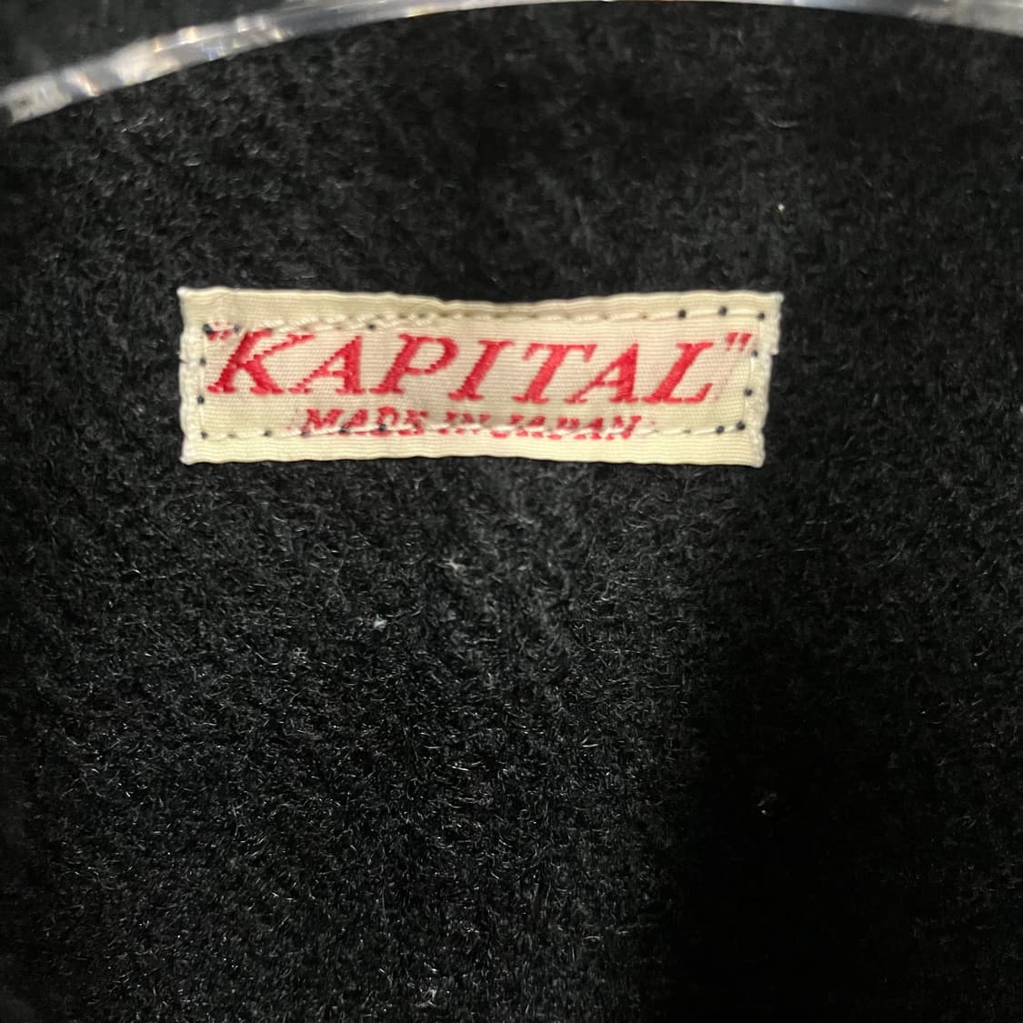 캐피탈 블랙 울 버튼 자켓 상품이미지3