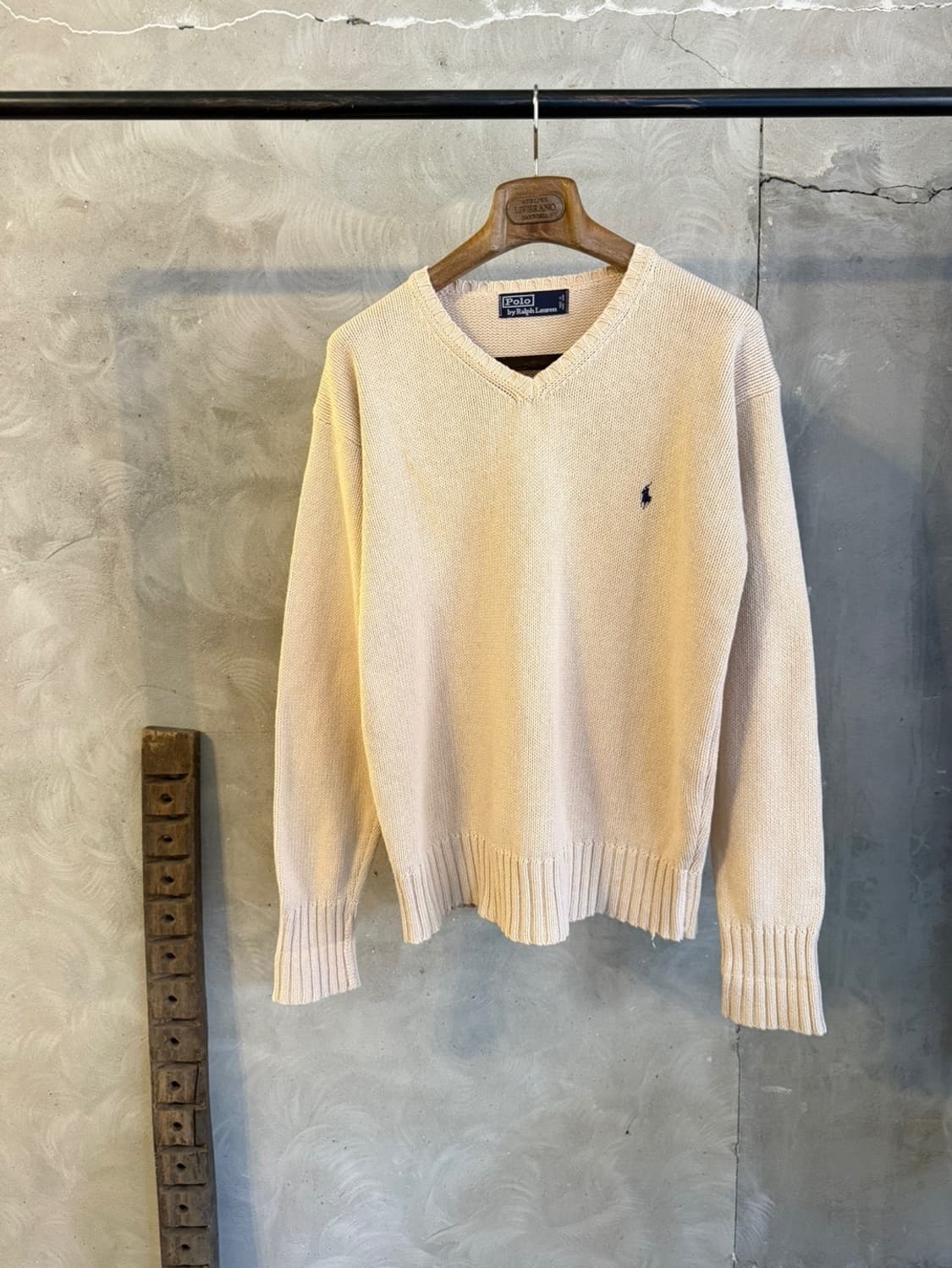 폴로 랄프로렌 코튼 브이넥 니트 100 상품이미지9