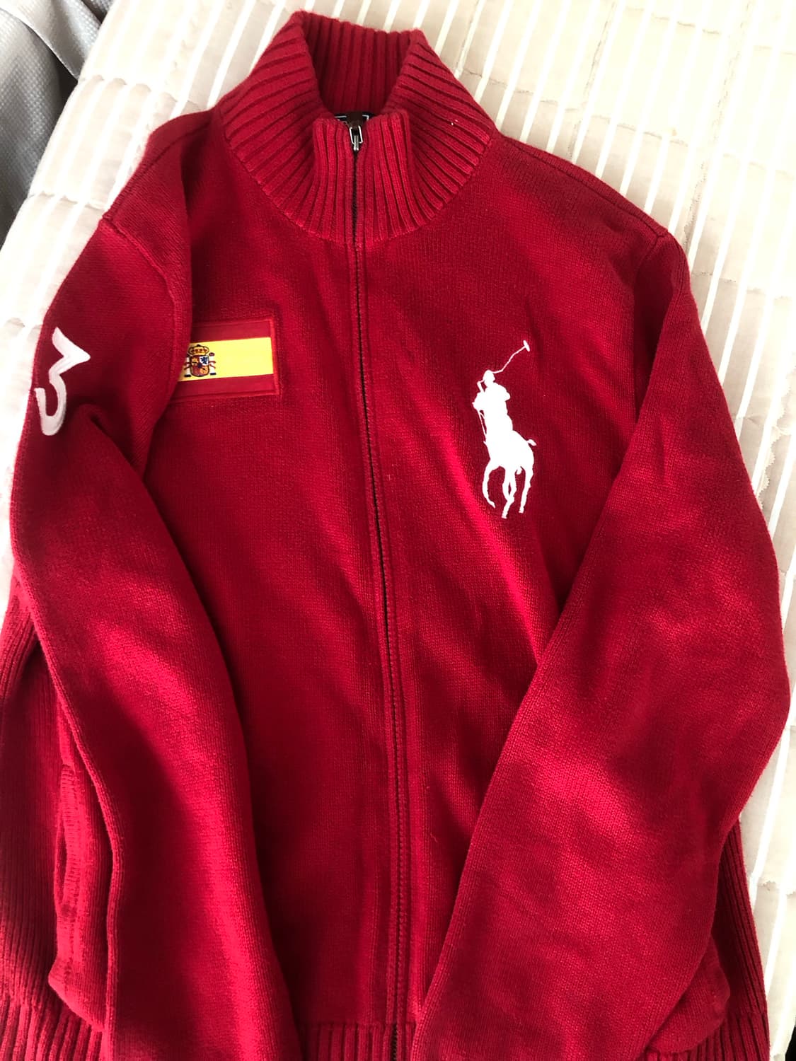 [XL] 폴로 빅포니 에스파나 니트집업 치프키프 상품이미지1