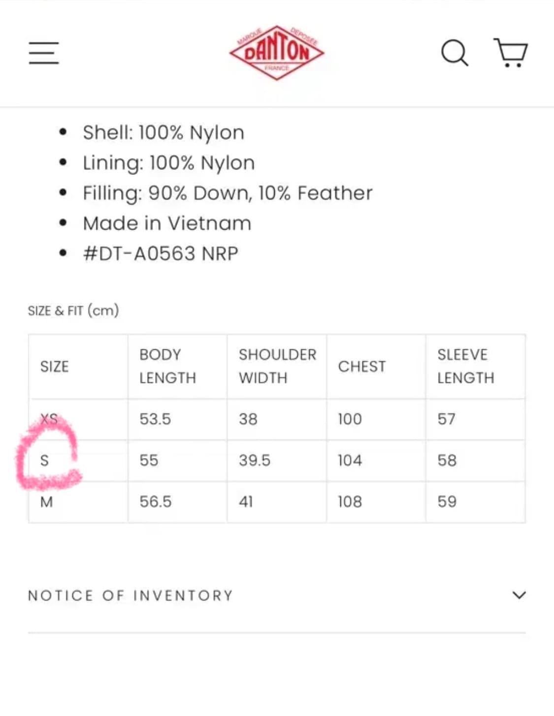 DANTON (단톤) 라이트 다운 패딩 자켓 25fw 상품이미지5
