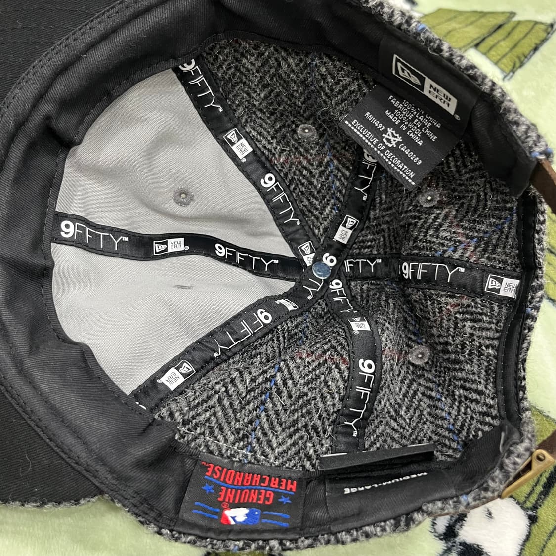 뉴에라x헤리스 트위드 뉴욕 양키즈 스냅백 상품이미지6