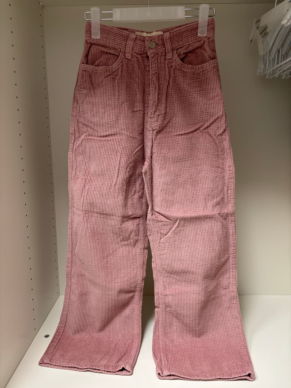 핑크 코듀로이 팬츠 S 모리걸 ootj 상품이미지1