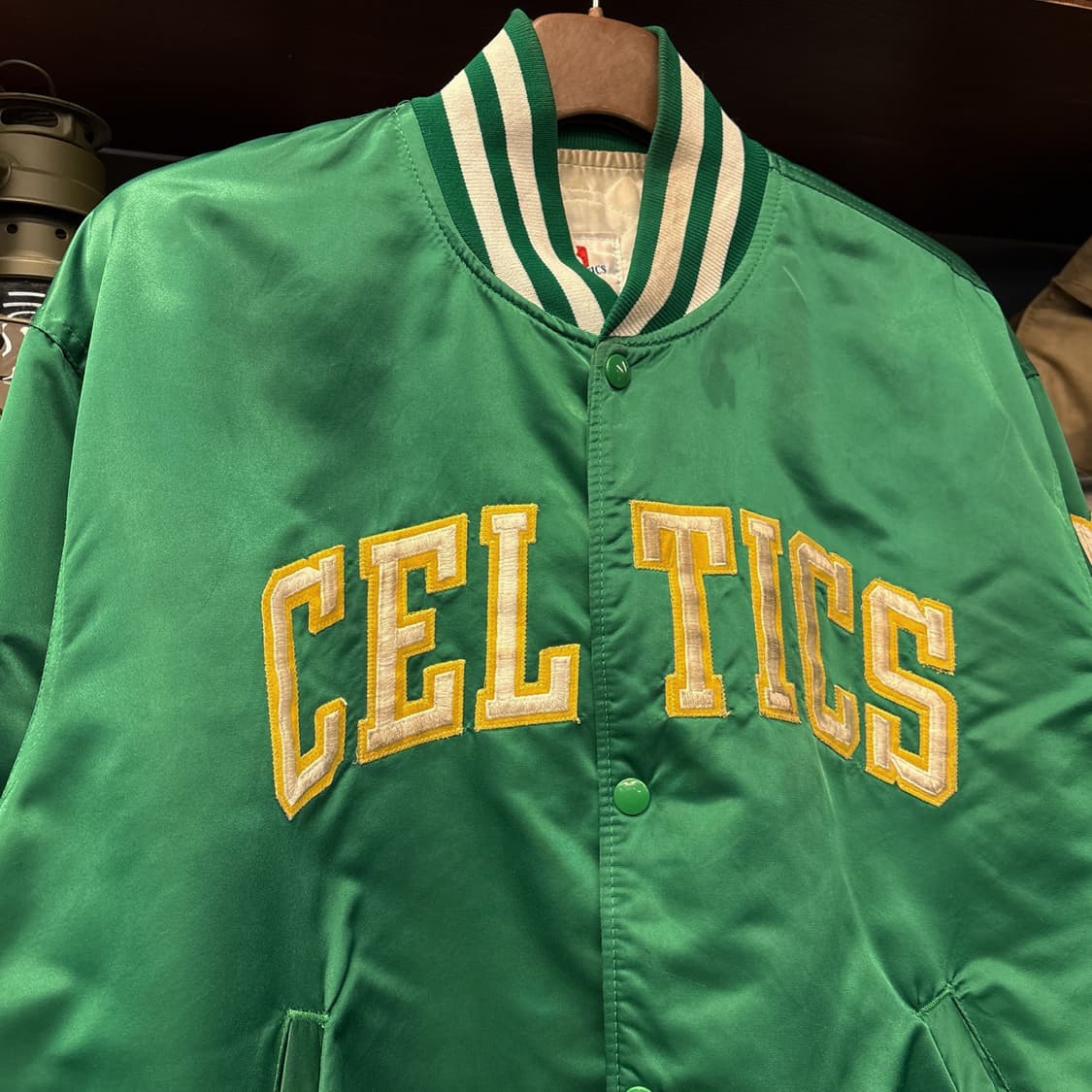 80~90s 스타터 NBA 보스턴 셀틱스 클럽크루 바시티 자켓 N778 상품이미지3