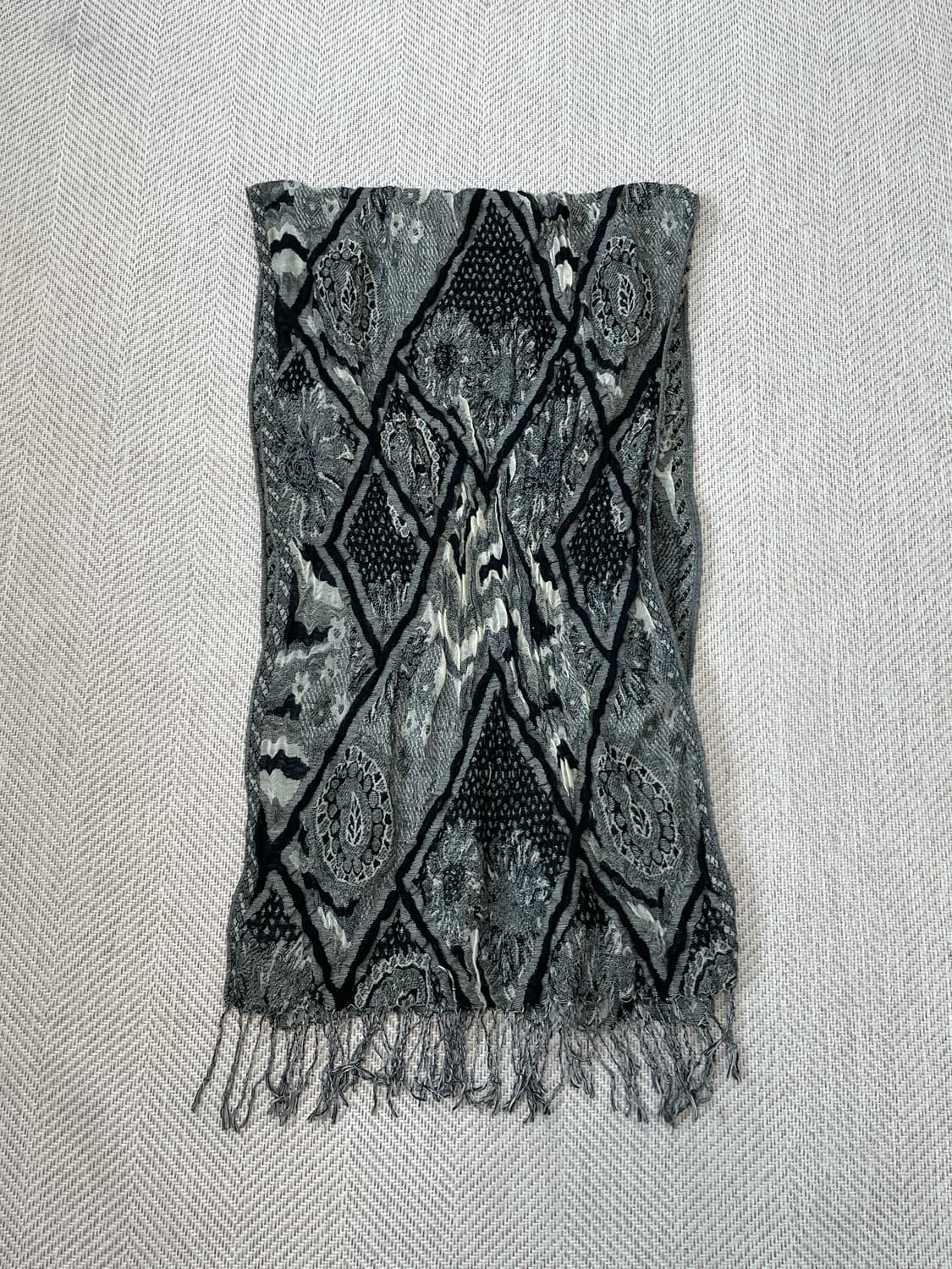 빈티지 3D 페이즐리 머플러  상품이미지5