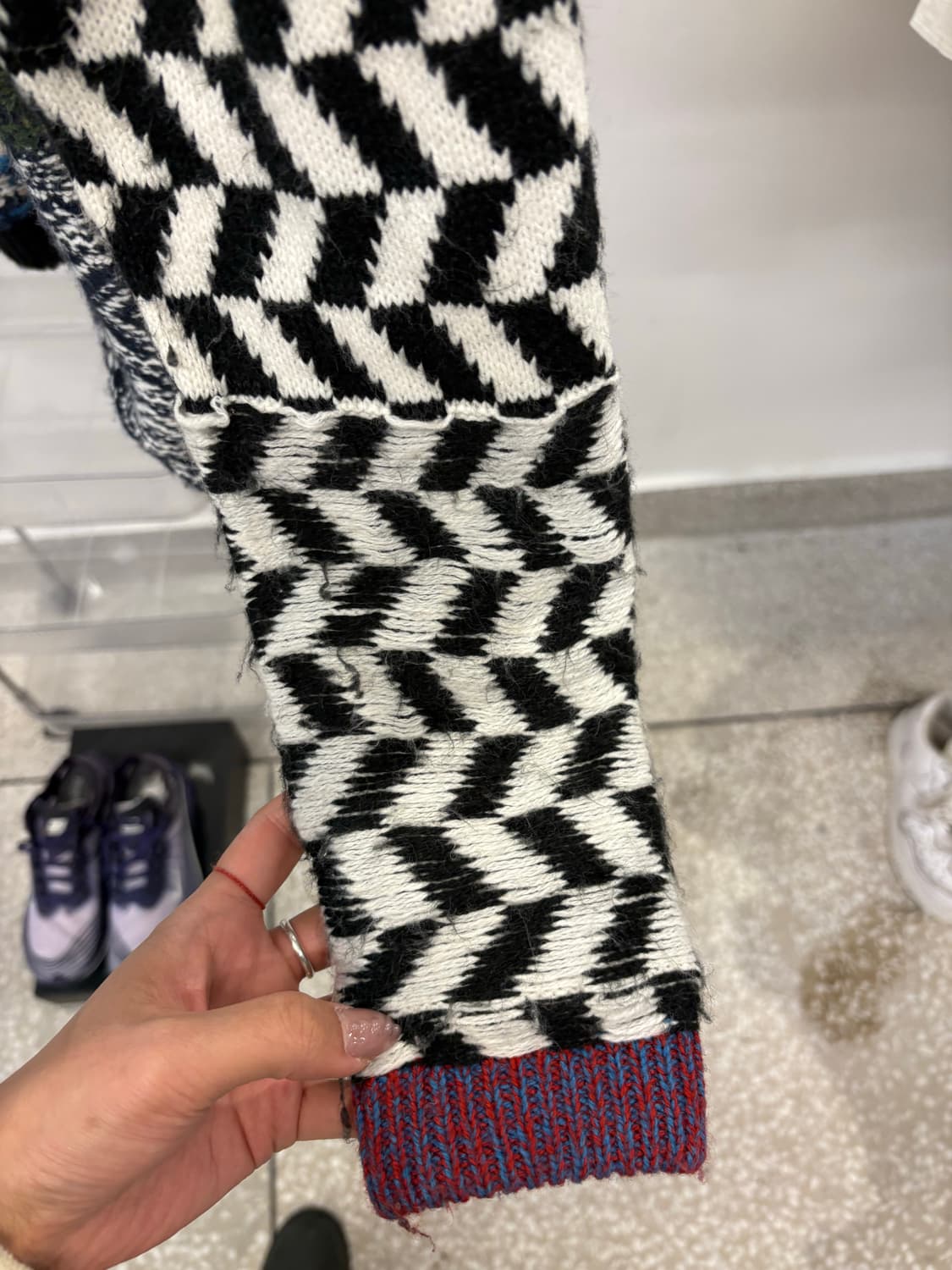 Desigual x Yes knit zip up 상품이미지4