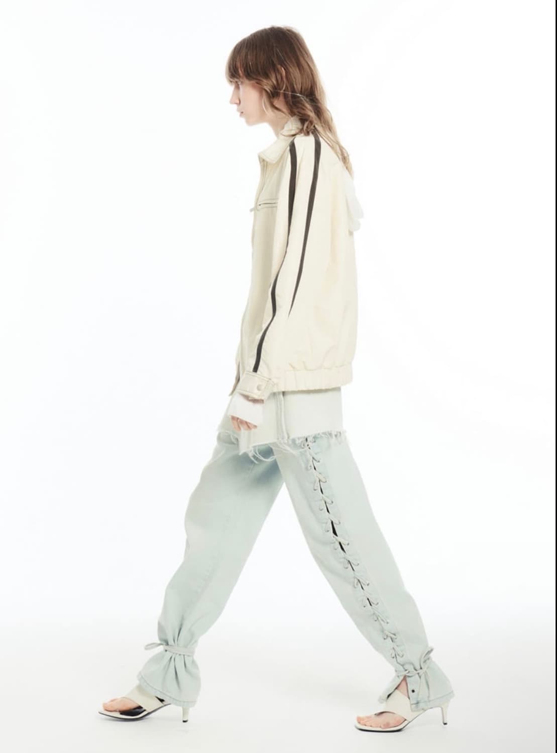 세릭 cerric 사이드 아일렛 진 데님 팬츠 상품이미지3