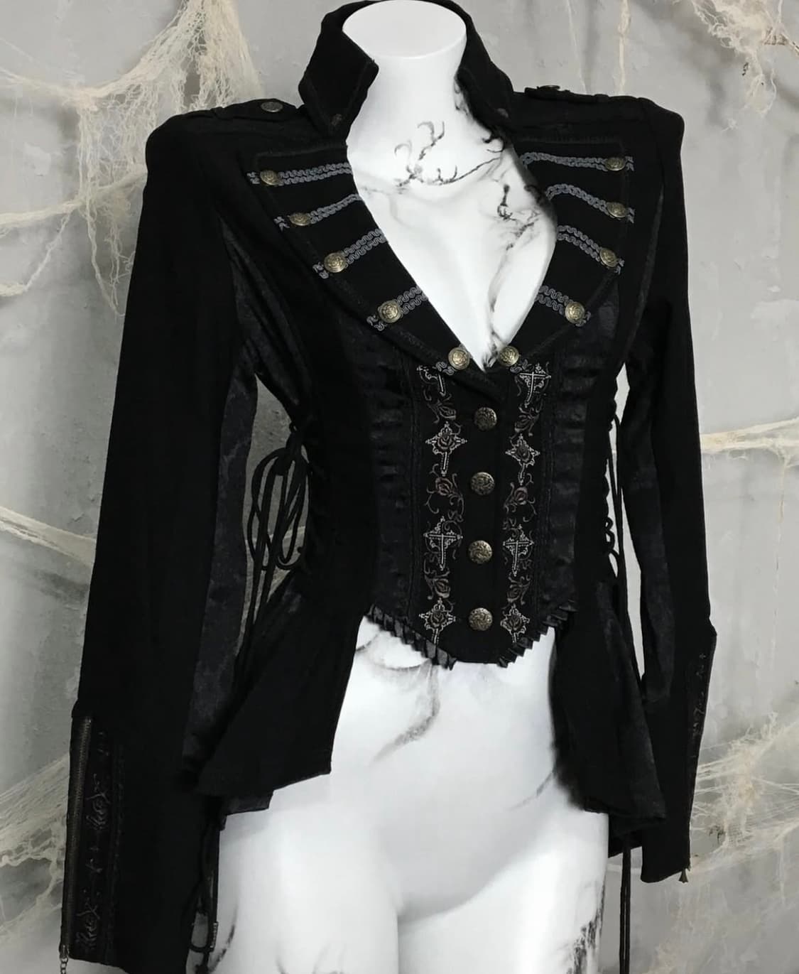 오즈온 Ozzon 고스 고딕 제복 자켓 상품이미지1