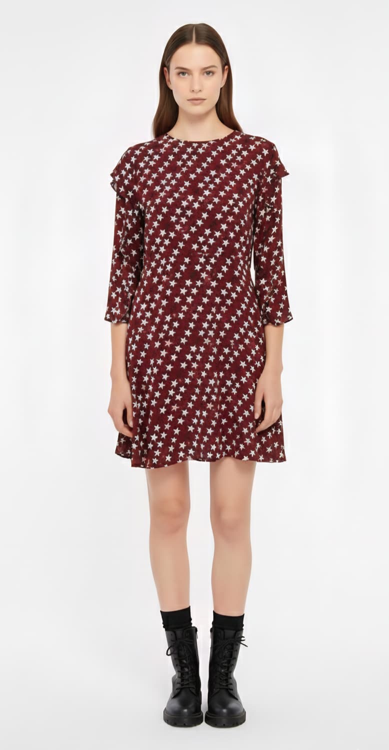 산드로 러블리 실크100 미니원피스 1사이즈 상품이미지1