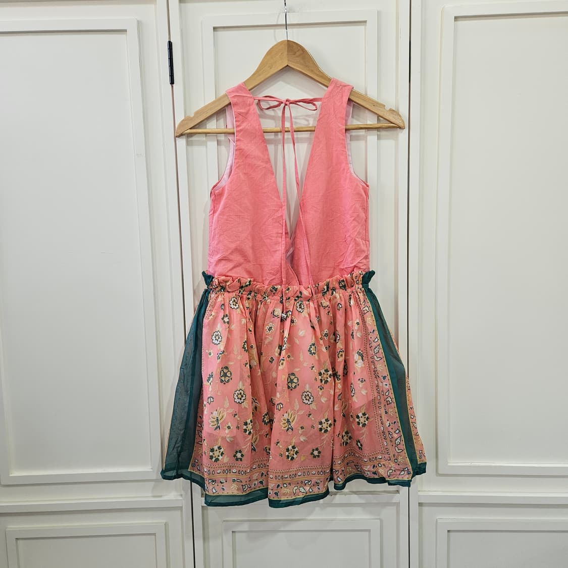 플라워 패턴 미니 원피스 상품이미지4