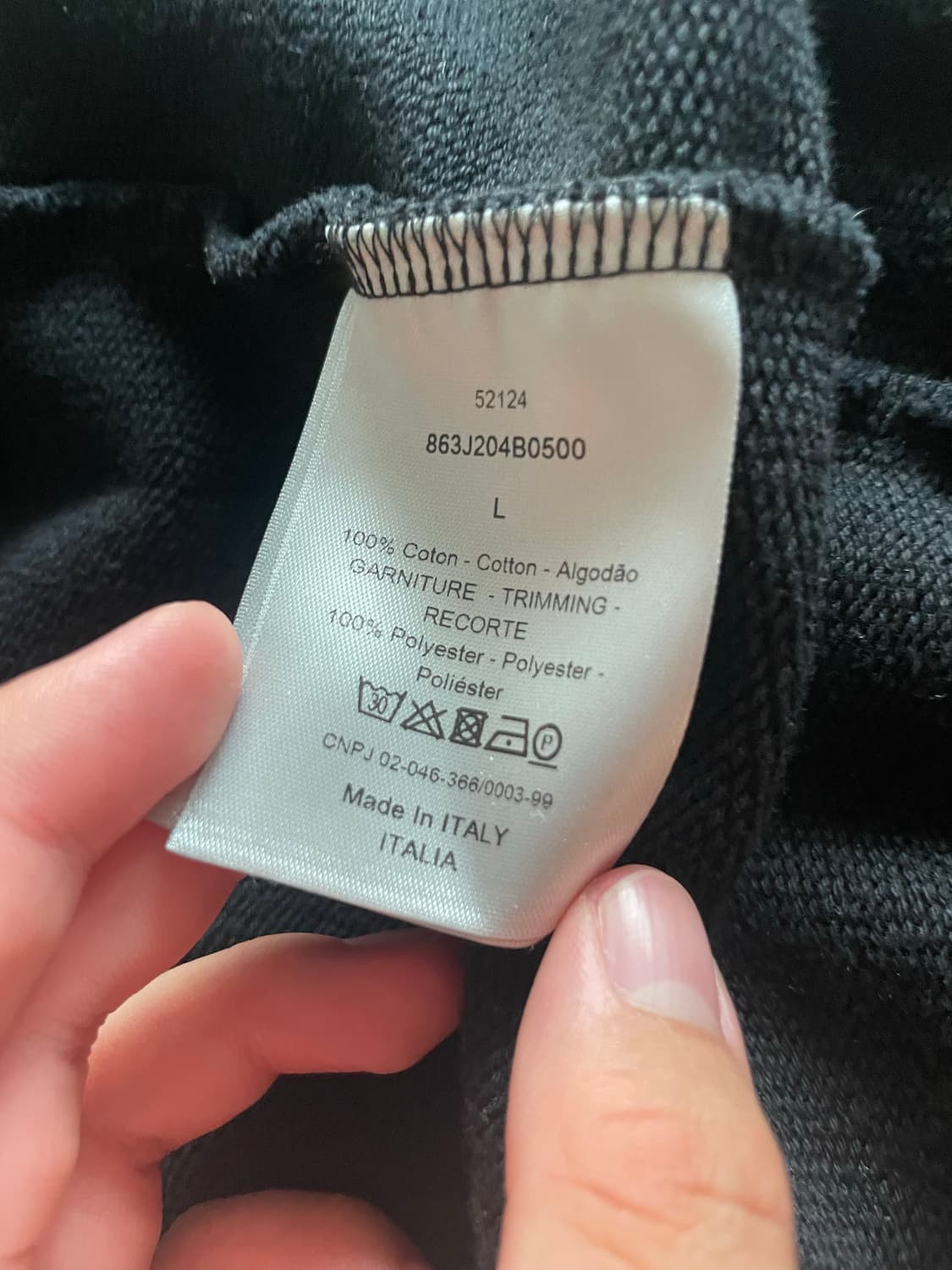 디올 옴므 아뜰리에 후드 집업 블랙 L 상품이미지5