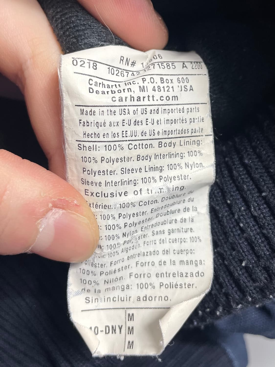 칼하트 J140 덕 액티브 워크 자켓 (on.17) 상품이미지8