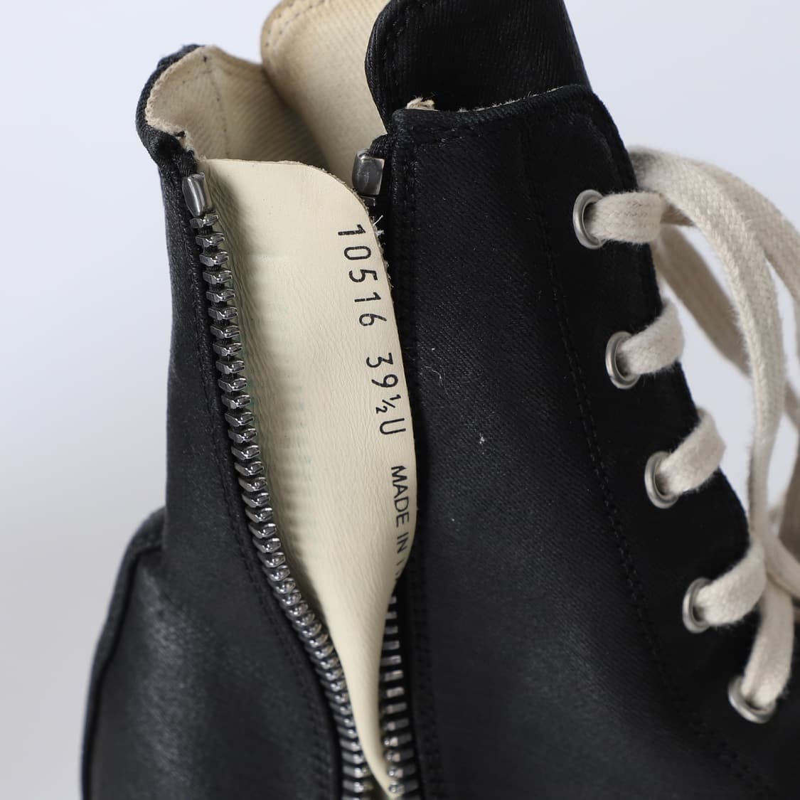 39.5 / Rick Owens 릭오웬스 왁스 라몬즈 하이 상품이미지6
