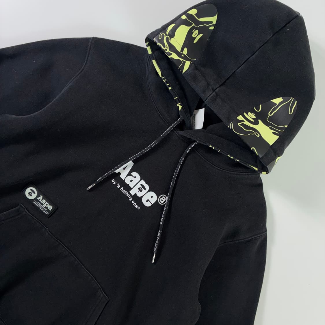 Aape 베이프 에이프라인 카모후드 리플렉트 후드티 상품이미지3