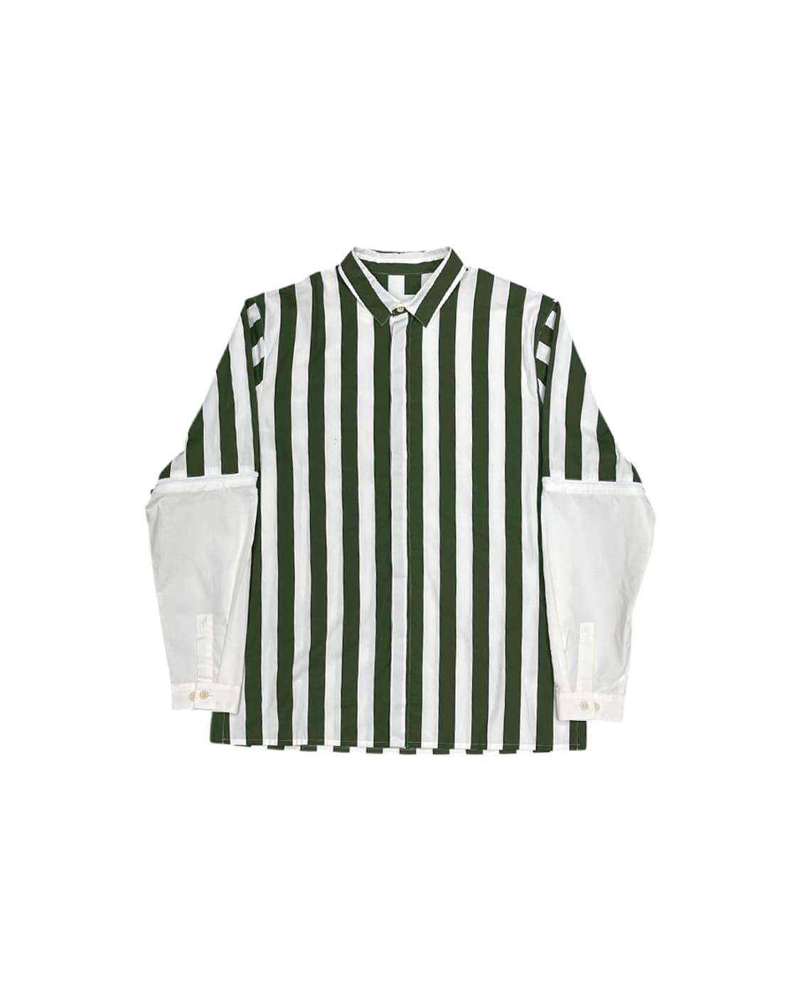 써네이 디테쳐블 슬리브 스트라이프 셔츠 상품이미지5