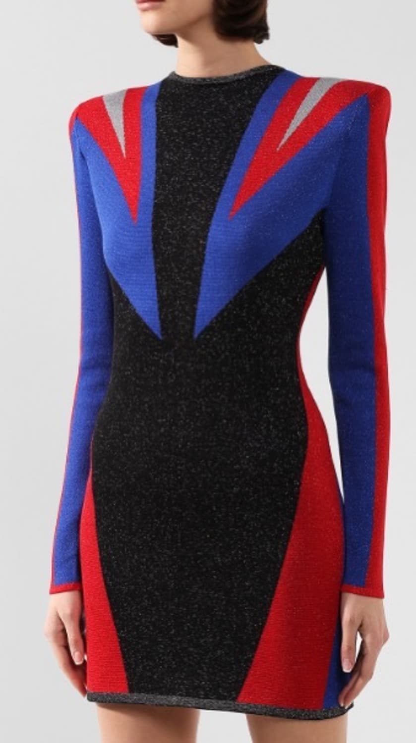 BALMAIN X PUMA 발망 X 퓨마 자카드 미니드레스 M  상품이미지2