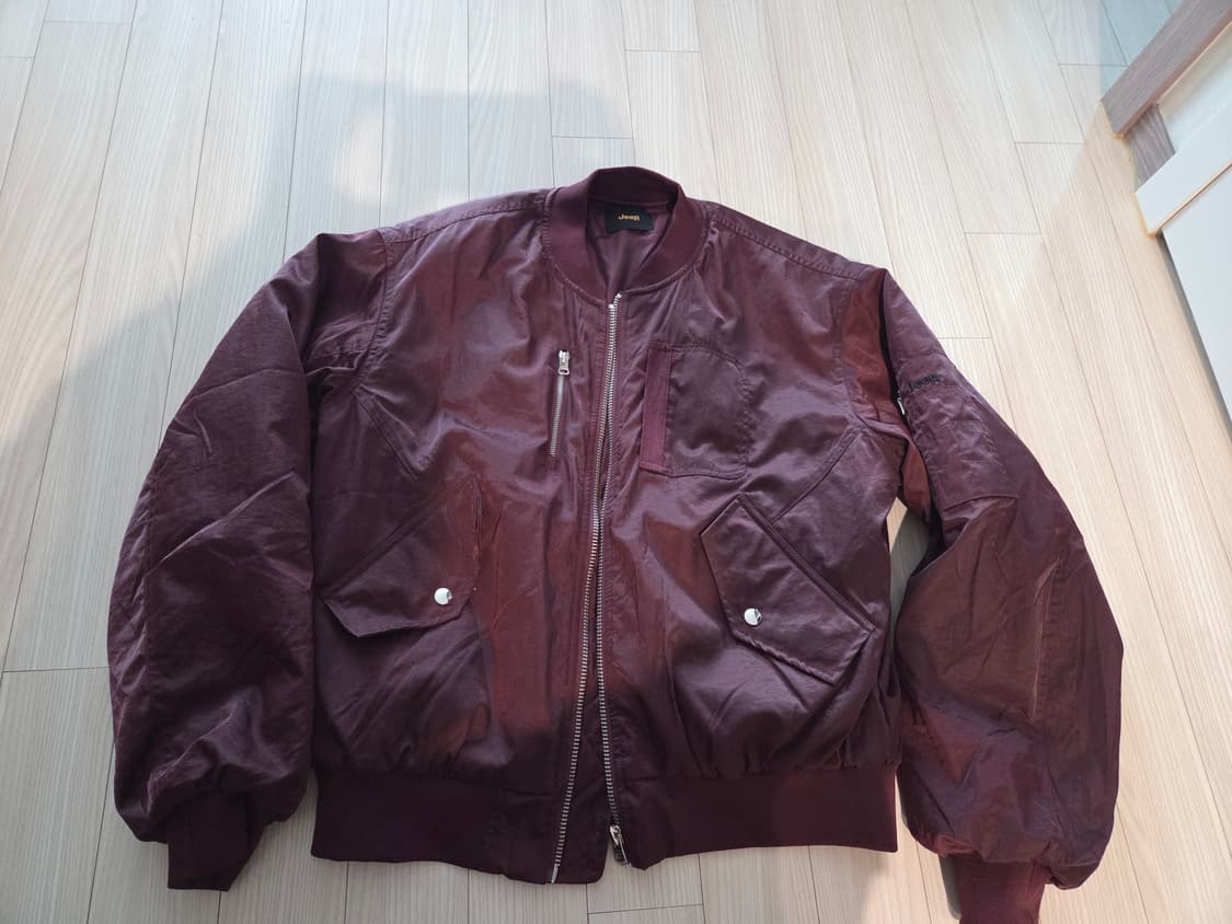 Jeep MA-1 패딩 항공점퍼(버건디) 상품이미지1