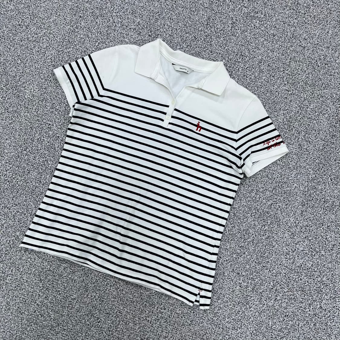 M 헤지스 여성 반팔 카라티 0410M 상품이미지1