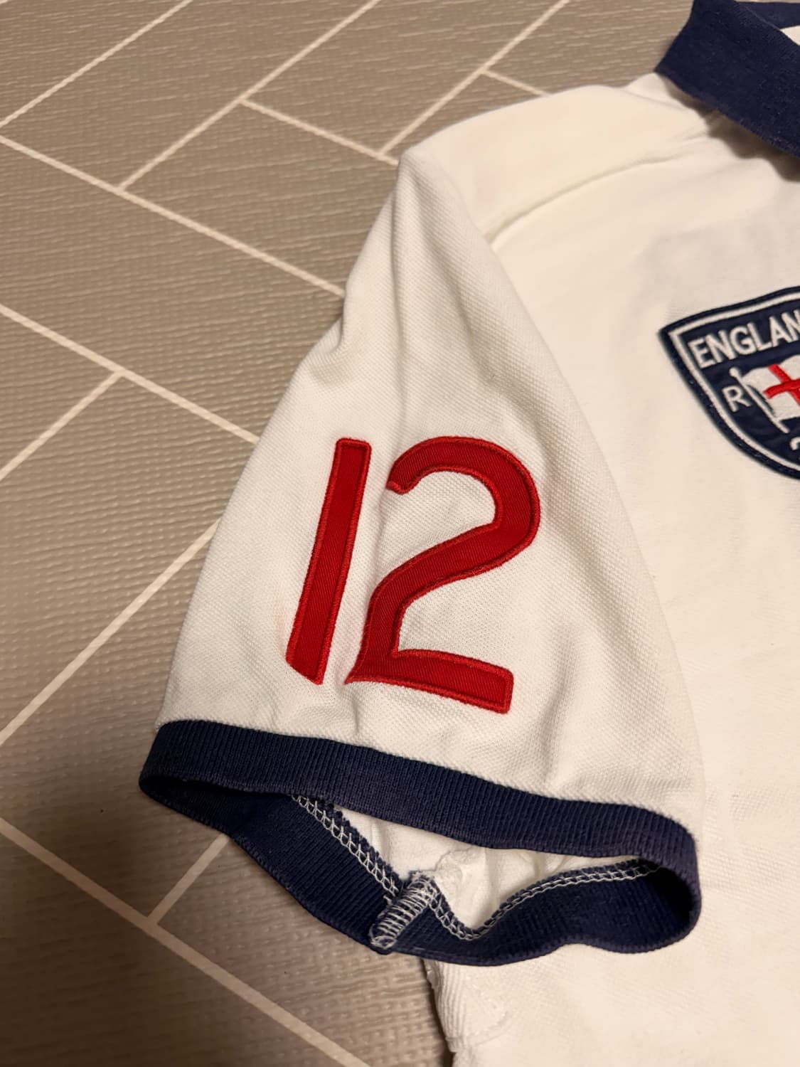 폴로 빅포니 잉글랜드 반팔 럭비티 화이트 상품이미지5