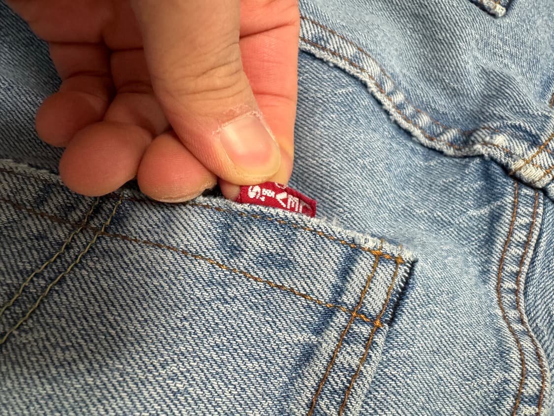 리바이스 501 오리지널핏 W34 워터리스 라이트블루 상품이미지8