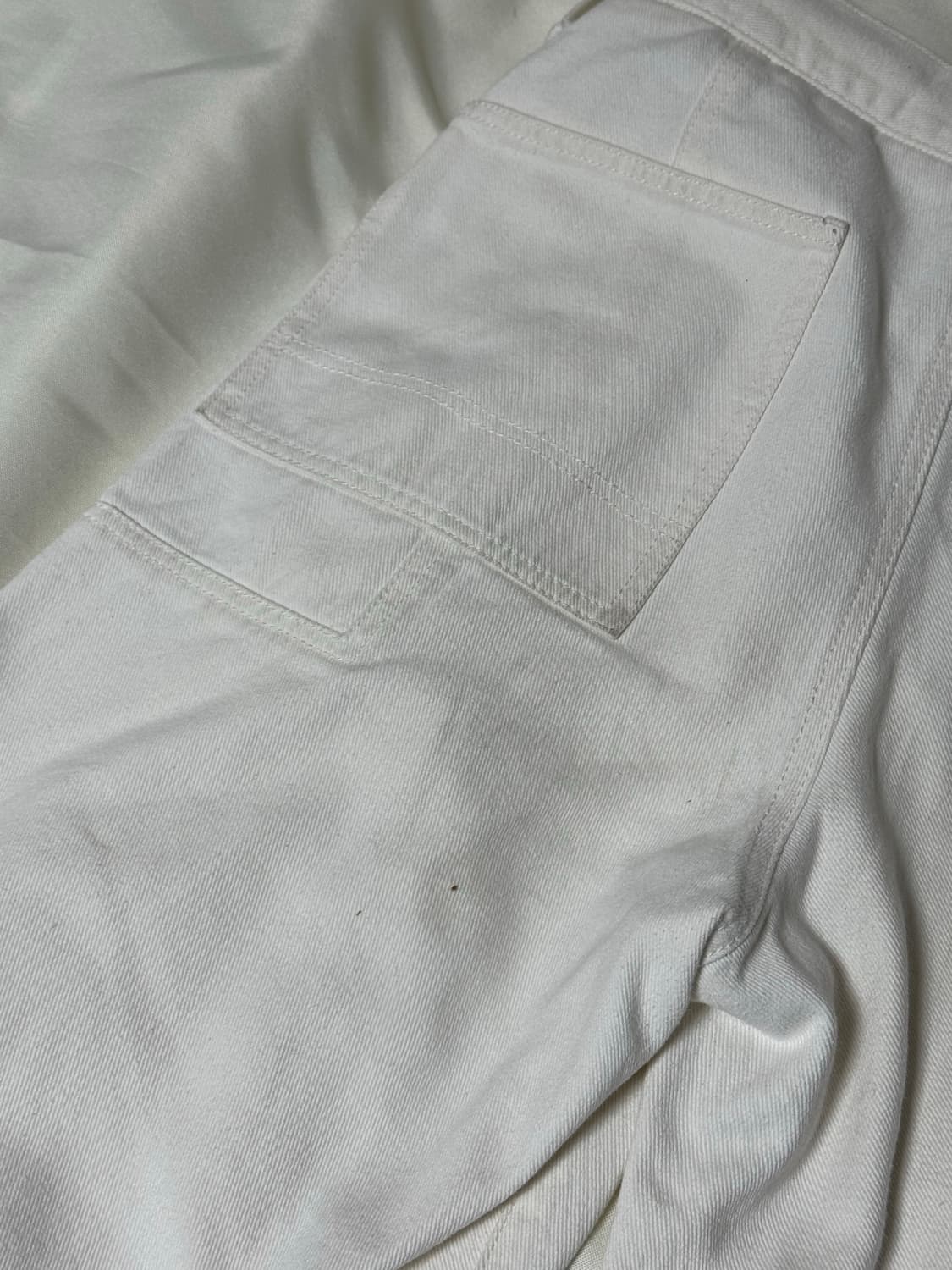 우영미 화이트 와이드 팬츠 상품이미지3