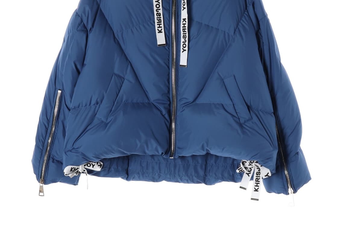 크리스조이 구스다운 아이코닉 푸퍼 재킷 숏 패딩 점퍼 블루
 상품이미지5